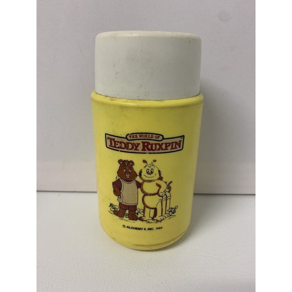 Vintage 1985 World of Teddy Ruxpin THERMOS for Plastic Lunch Box